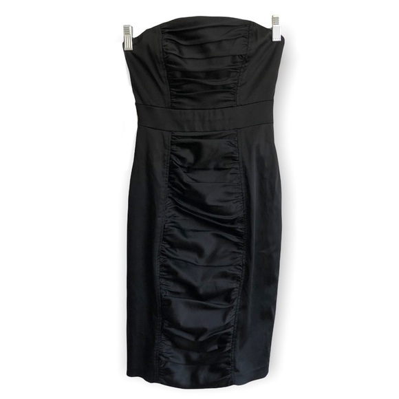 Kay Unger New York strapless rushing black dress - Picture 6 of 6